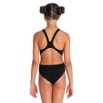 Girls' Team Solid Swim Tech Swimsuit