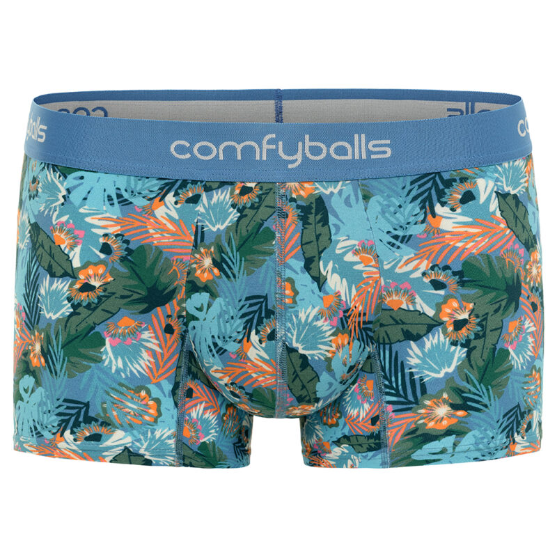 Cotton Regular Blue Jungle Boxer