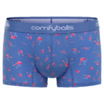 Cotton Regular Blue Flamingo Boxer