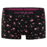 Cotton Regular Black Flamingo Boxer
