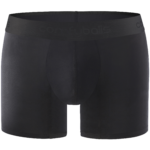 Comfyballs Cotton Long Ghost Black Boxer Front