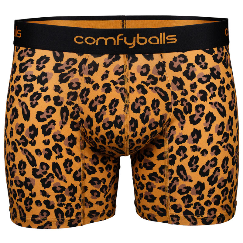 Comfyballs Cotton Long Leopard Boxer