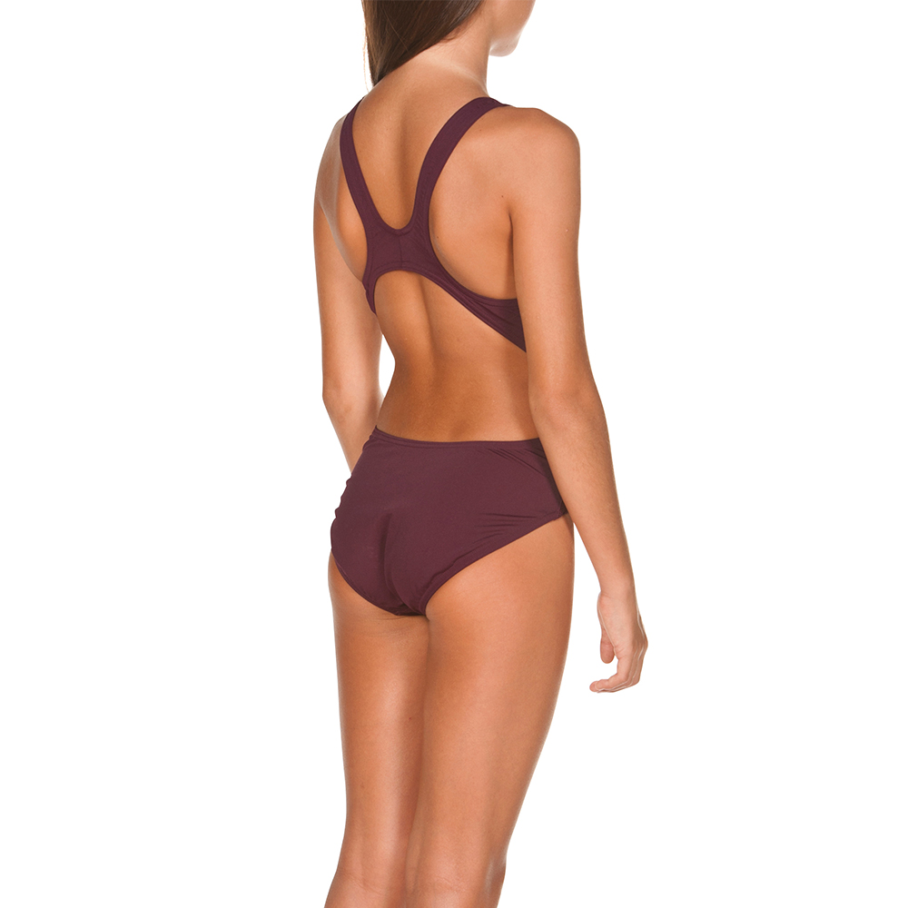 Girls Solid Swim Tech Swimsuit