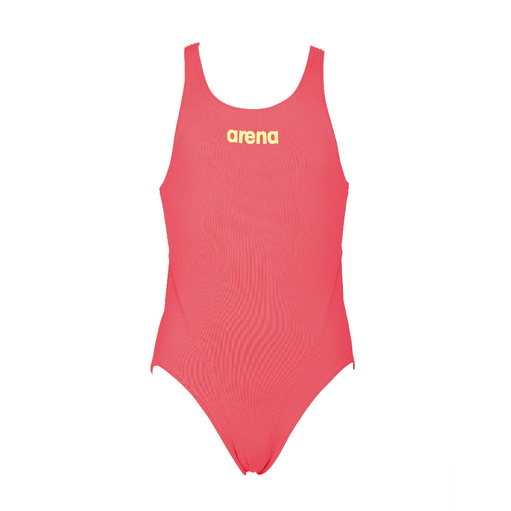 Girls Solid Swim Tech Swimsuit