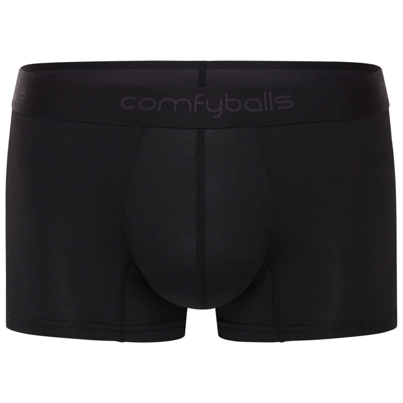 Performance Regular Pitch Black Boxer Front