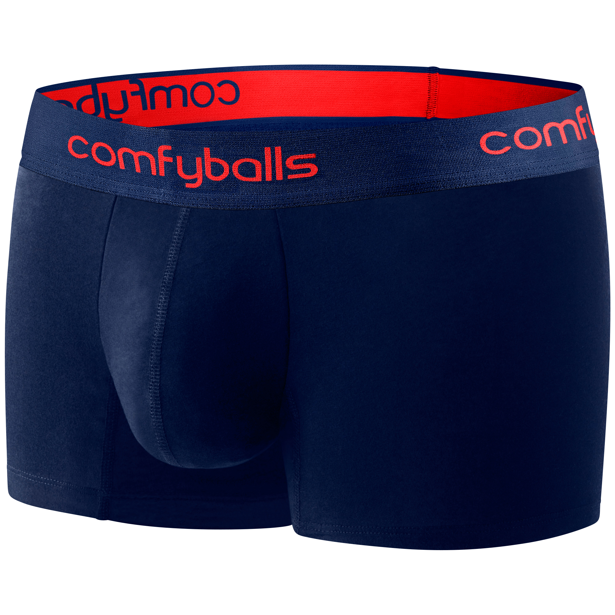 Performance Regular Navy/Red Boxer Side