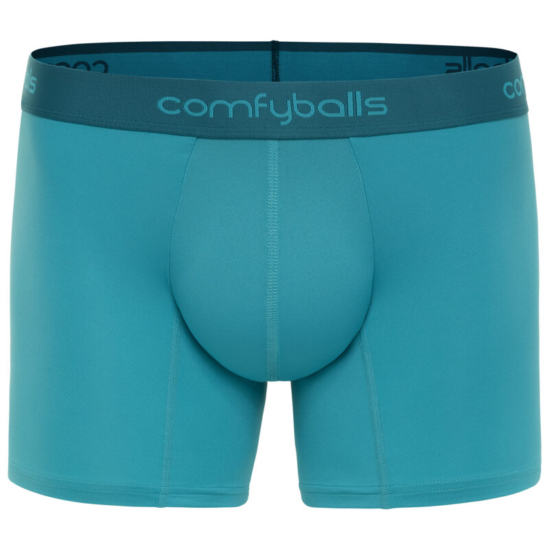 Performance Long Blue Boxer Front