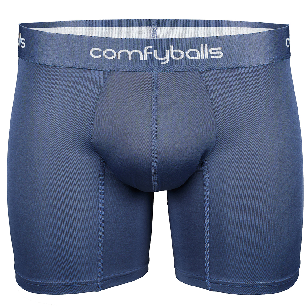 Comfyballs Performance Long Dusty Blue Boxer