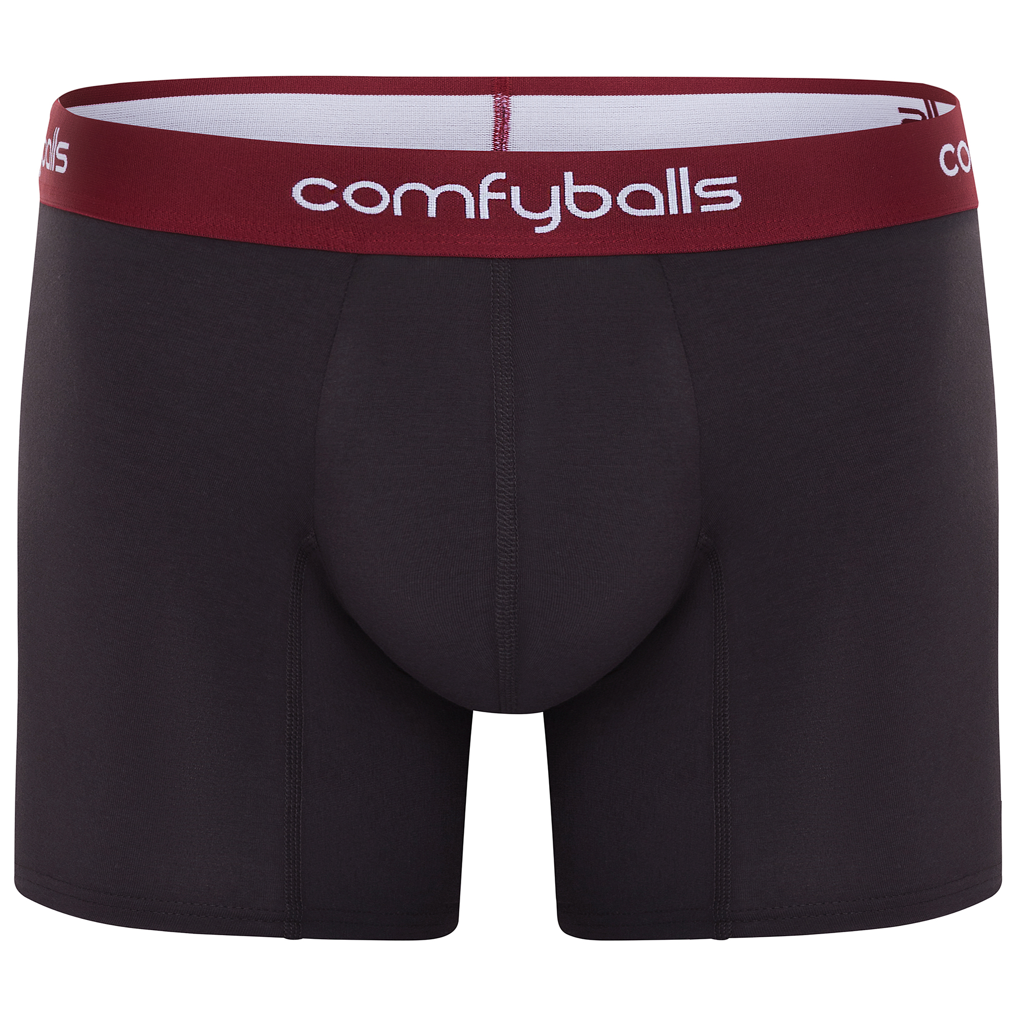 Comfycel Long Charcoal Red Boxer Front