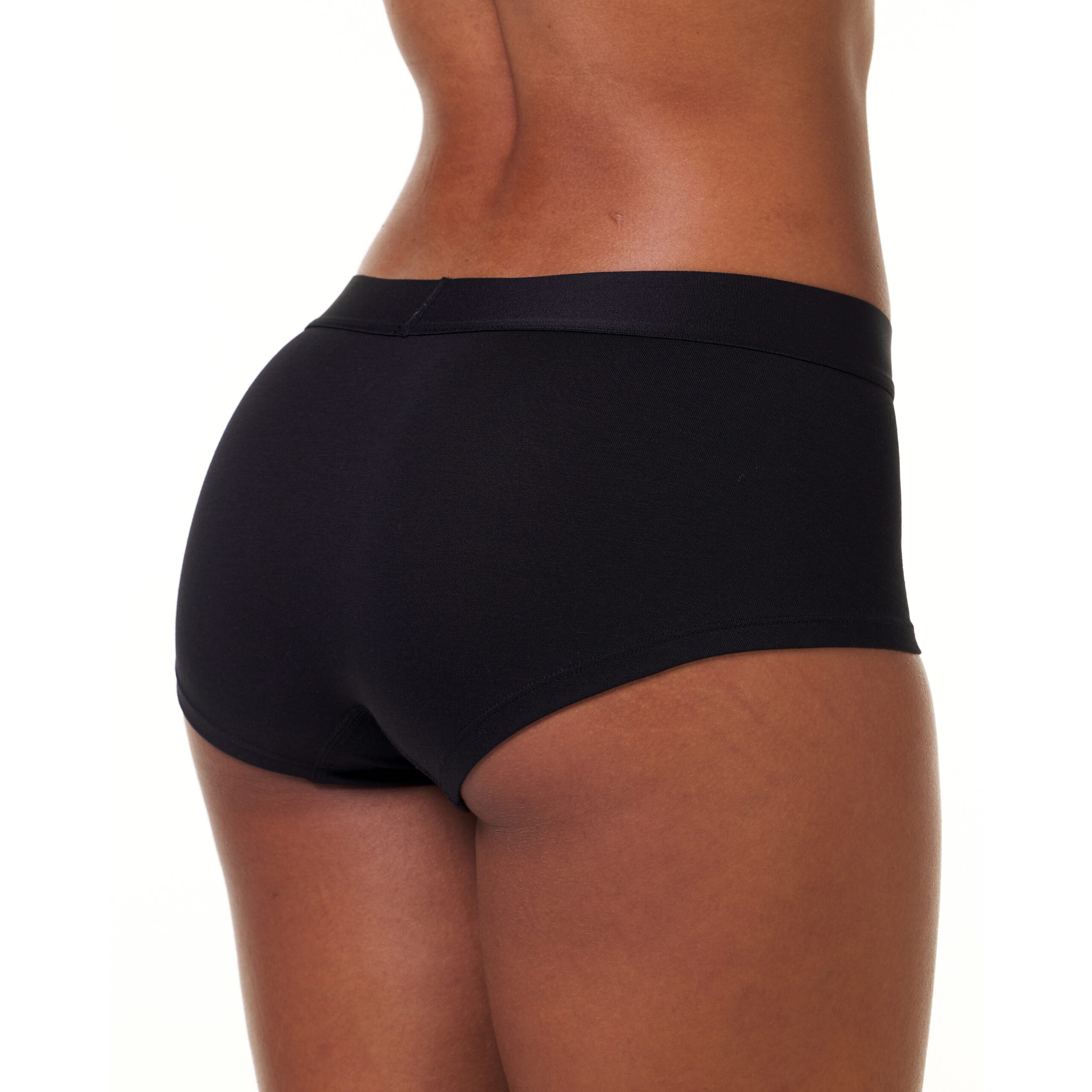 Women's Comfycel Black Hipster Back