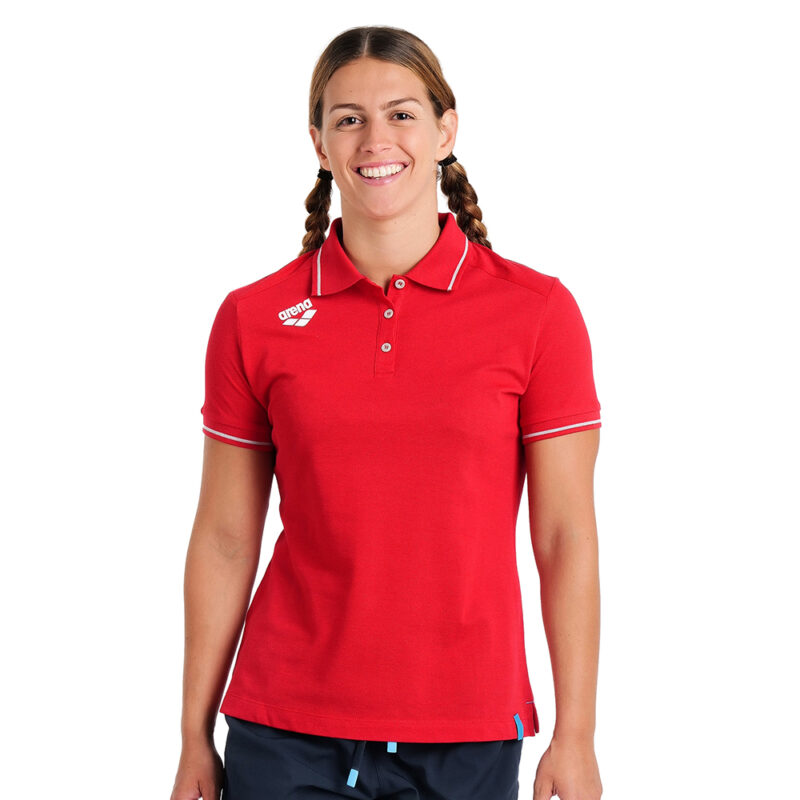 Women's Team Solid Cotton Polo Shirt