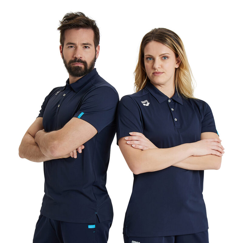 Unisex Team Solid Polo Shirt
