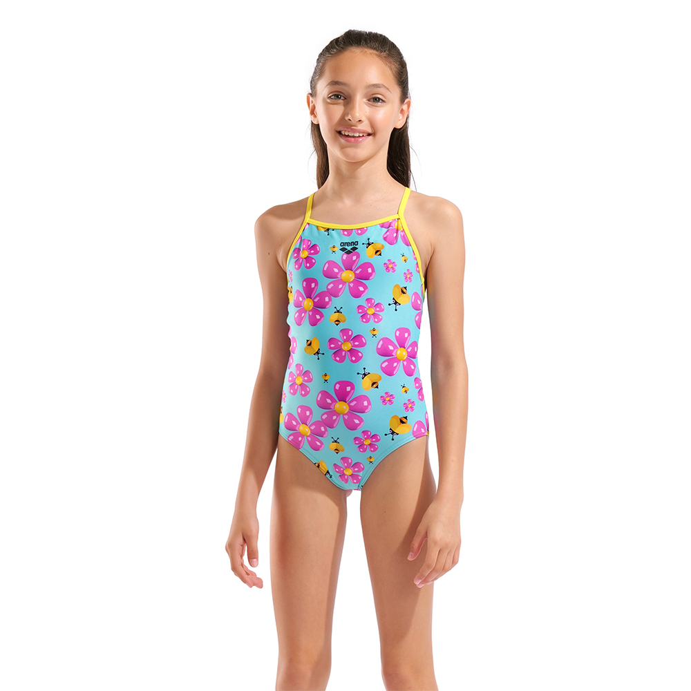 arena Girls Spring Light Drop Back Swimsuit