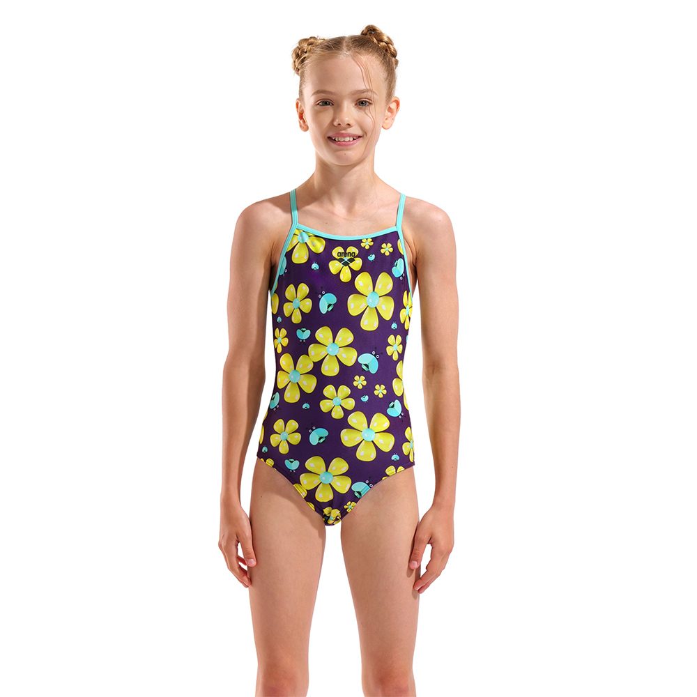 arena Girls Spring Light Drop Back Swimsuit