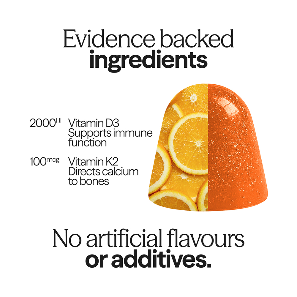 WUKA Easy Chew Vitamin D3 + K2 Gummies WUKA Easy Chew Vitamin D3 + K2 Gummies