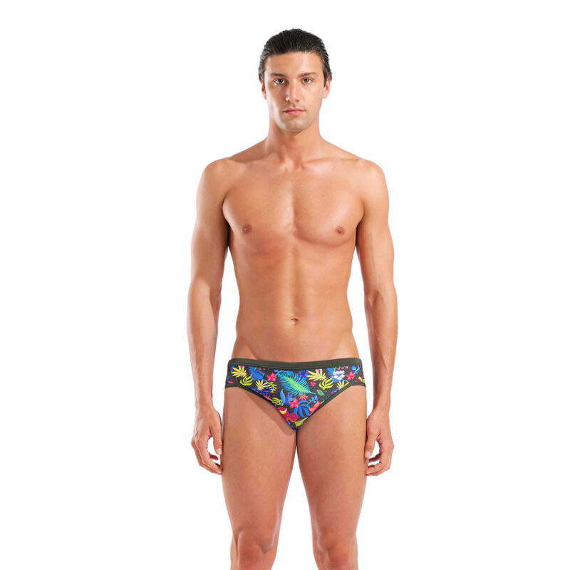 arena Men's Summer Blossom Picture Swim Briefs